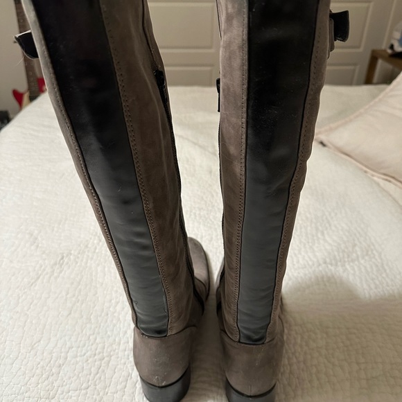 BORN brand below the knee boots, grey. - Picture 3 of 6
